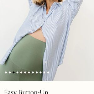 Storq Maternity Easy Button-Up Shirt